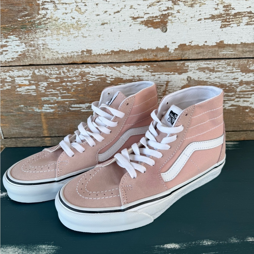 Vans light pink suede. Size 7 women’s - Picture 2 of 7